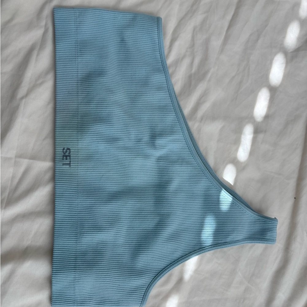 SET Active Blue Ribbed Set